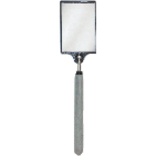 3 1/2″ × 2 1/2″ Size - Rectangular-32 3/4″ Extended Length - Telescoping Pocket Mirror - Americas Industrial Supply