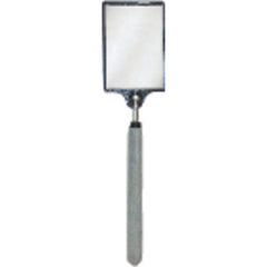3 1/2″ × 2 1/2″ Size - Rectangular-32 3/4″ Extended Length - Telescoping Pocket Mirror - Americas Industrial Supply