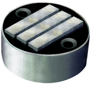 Rare Earth Exposed Pole Magnet - 3'' Diameter x 1'' Length--145 lbs Holding Capacity - Americas Industrial Supply