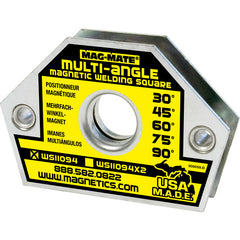 Magnetic Welding Square - 10 Angle-3 3/8″ × 1/2″ × 2 9/16″-23 lbs Holding Capacity - Americas Industrial Supply