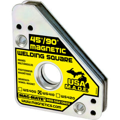 Magnetic Welding Square - Adjustable - 6 1/8″ × 5/8″ × 3 3/8″-110 lbs Holding Capacity - Americas Industrial Supply