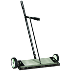 Mag-Mate - Permanent Ceramic Self Cleaning Magnetic floor and Shop sweeper. 24" wide - Americas Industrial Supply