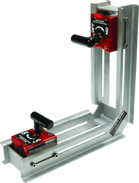 On/Off Rare Earth Permanent Magnetic 90ÁæWelding Angle 450 lbs Holding Force - Americas Industrial Supply