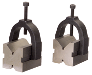 #VB2 - 1-1/4 x 1-1/4 x 1-5/8'' - V-Block & Clamp Set - Americas Industrial Supply