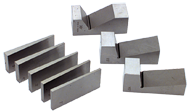 #UAB8 - 8 Pieces - 1° to 30° ; V: 10° to 30° Angle - Angle & V-Block Set - Americas Industrial Supply