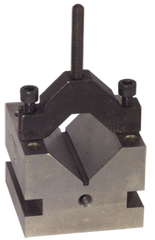 #VB222S0 - 2-1/2 x 2-1/2 x 2'' - 90° V-Block & Clamp Set - Americas Industrial Supply