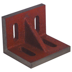 ‎Machined Webbed (Closed) End Slotted Angle Plates - 3-1/2″ × 3″ × 2-1/2″ - Americas Industrial Supply