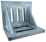 6 x 5 x 4-1/2" - Machined Webbed (Closed) End Slotted Angle Plate - Americas Industrial Supply