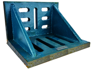9 x 7 x 6" - Machined Webbed (Closed) End Slotted Angle Plate - Americas Industrial Supply