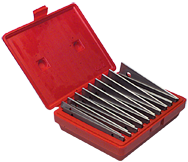 #TPS11 - 10 Piece Set - 1/8'' Thickness - 1/8'' Increments - 1/2 to 1-5/8'' - Parallel Set - Americas Industrial Supply