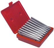 #TPS9 - 9 Piece Set - 1/4'' Thickness - 1/8'' Increments - 3/4 to 1-3/4'' - Parallel Set - Americas Industrial Supply