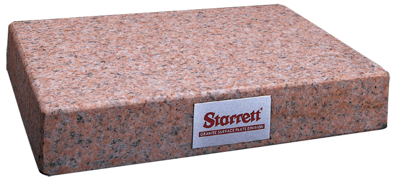 24 x 24" - Grade B 0-Ledge 4'' Thick - Granite Surface Plate - Americas Industrial Supply