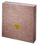 12 x 12 x 3" - Master Pink Five-Face Granite Master Square - AA Grade - Americas Industrial Supply