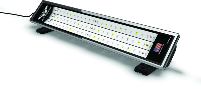 LED Machine Light 19" OAL, 100-240V (50-60HZ) Transformer, 90° Swivel Adjustment, IP67 Waterproof, Tempered Safety Glass, Intergraded Heat Sink, 5 Yr / 50,000 Hr Prorated Warranty- American Made - Americas Industrial Supply