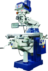 Deluxe Vertical Turret Mill w/DRO and Power Feeds - Americas Industrial Supply