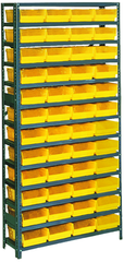 36 x 12 x 75'' (48 Bins Included) - Small Parts Bin Storage Shelving Unit - Americas Industrial Supply