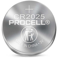 ‎PC2025 3V Lithium Coin Batteries-Priced per Sheet of 5 - 4 Sheets Min. (20 Batteries) - Americas Industrial Supply