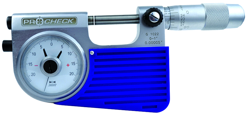 Indicating Micrometer - 0-1" Range - .00005" Graduation - Americas Industrial Supply