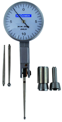 3x1.437"- Long Point - Test Indicator - 0.02/0.0005" White Dial - Americas Industrial Supply