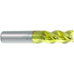 3/8 x 3/8 x 1 x 2-1/2 3 Flute Carbide End Mill-DLC - Americas Industrial Supply
