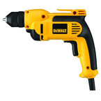 #DWD112 - 7.0 No Load Amps - 0 - 2500 RPM - 3/8'' Keyless Chuck - Corded Reversing Drill - Americas Industrial Supply