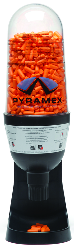 Earplug Dispenser with Bulk Bag of 500 Disposable Earplugs - Americas Industrial Supply