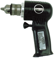 #FP3050 - 3/8'' Chuck Size - Non-Reversing - Air Powered Drill - Americas Industrial Supply