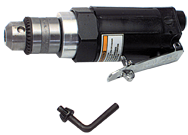 #FP3501 - 3/8'' Chuck Size - Straight - Non-Reversing - Air Powered Drill - Americas Industrial Supply