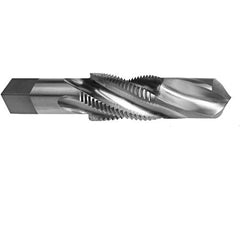 ‎1/2-14 NPTF 4FL GRD THD DRYSEAL COMBINED TAPER PIPE TAP & DRILL 18 - Exact Industrial Supply