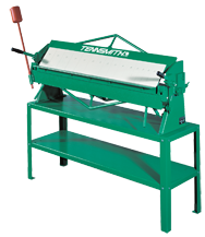 Box & Pan Hand Brake  - #HBU48-16 - 48-1/4'' Working Length - 16 Gauge Capacity (Mild Steel) Stand Included ( 48S) - Americas Industrial Supply