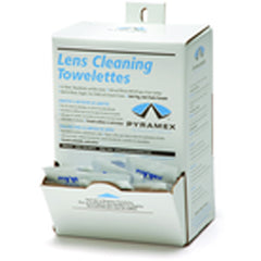 Lens Cleaner: 100 Wipe Count, Individually Wrapped, Pre-Moistened, 8 in (W) × 5 in (L) Wipe Size - Americas Industrial Supply