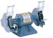 Grinder/Buffer - #8250W; 8 x 1 x 3/4'' Wheel Size; 3/4HP; 1PH; 115/230V Motor - Americas Industrial Supply