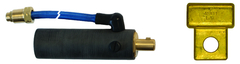 DA-1820L Dinse Machine Plug With Auxiliary Hose - Americas Industrial Supply