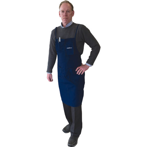 3-Pocket Denim Apron - Blue - Americas Industrial Supply