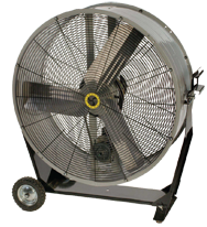 36" Portable Tilting Mancooler Fan 1/2 HP - Americas Industrial Supply
