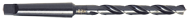 57/64 Dia. - 10-3/4 OAL - Surface Treated - HSS - Standard Taper Shank Drill - Americas Industrial Supply
