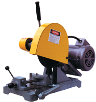 Abrasive Cut-Off Saw-Floor Swivel Vise - #K10S-1; Takes 10" x 5/8 Hole Wheel (Not Included); 3HP; 1PH Motor - Americas Industrial Supply