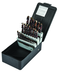 1/16 - 1/2" High Speed Steel Purple & Bronze Jobber Drill Set - Americas Industrial Supply