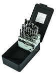 29 Pc. 1/16" - 1/2" by 64ths HSS Surface Treated Jobber Drill Set - Americas Industrial Supply