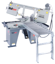 Horizontal Mitre Bandsaw - #1316S; 13 x 16'' Capacity; 3HP; 3PH; 208/230/460V Motor - Americas Industrial Supply