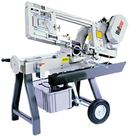 Horizontal/Vertical Bandsaw - #58BD; 9-1/2 x 11'' Capacity; 1/2HP; 1PH; 115V Motor - Americas Industrial Supply