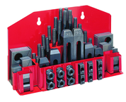 CK-12, Clamping Kit 52-pc with Tray for 5/8" T-slot - Americas Industrial Supply