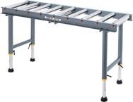 9-Roller Roller Table - #D2271--19" Wide x 65" Long - Americas Industrial Supply
