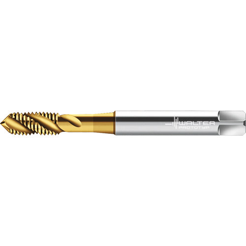 M6x1 Metric 6H 3 Flute HSS-E TIN Bottoming Spiral Flute Tap
