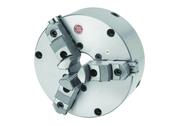 6" 3-Jaw Self Centering Scroll Chuck; Adjustable Style; Forged Steel; Top Reversible Jaws - Americas Industrial Supply