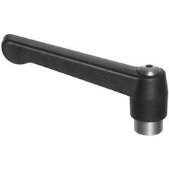 Model 70871, Clamp Lever Size 4 - Plastic Classic Style with Steel Insert, Screw and Spring tapped 1/2″–13 - Americas Industrial Supply