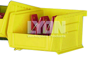 8-1/4'' x 14-3/4'' x 7'' - Yellow Large Plastic Bin - Americas Industrial Supply