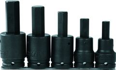 Proto® 3/4" Drive 5 Piece Impact Hex Bit Set - Americas Industrial Supply