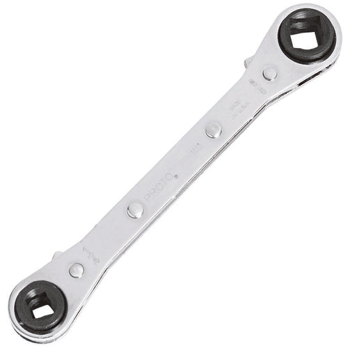 Proto Refrigeration Wrench 1/4″ × 3/8″ Square & 3/16″ × 5/16″ Square - Americas Industrial Supply