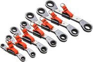 Proto® Tether-Ready 7 Piece Offset Double Box Reversible Ratcheting Metric Wrench Set - 6 & 12 Point - Americas Industrial Supply